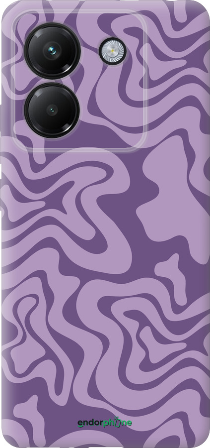 Силиконовый чехол Абстрактный узор v2 для Xiaomi Poco M7 Pro 5G - 5572u-3942 изображение 