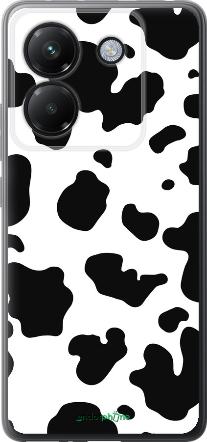 Силиконовый чехол Шкура коровы для Xiaomi Poco M7 Pro 5G - 5576u-3942 изображение 