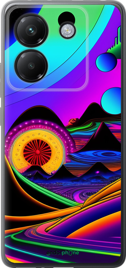 Силиконовый чехол Абстракция v3 для Xiaomi Poco M7 Pro 5G - 5620u-3942 изображение 