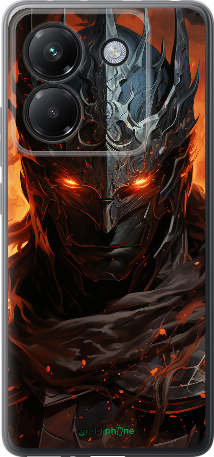 Силиконовый чехол Темный рыцарь для Xiaomi Poco M7 Pro 5G - 5650u-3942 изображение 