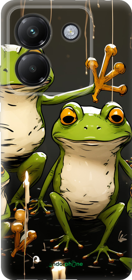 Силиконовый чехол Жабки 2 для Xiaomi Poco M7 Pro 5G - 5657u-3942 изображение 