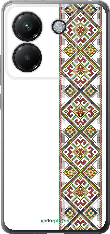 Силиконовый чехол Вышиванка 8 для Xiaomi Poco M7 Pro 5G - 574u-3942 изображение 