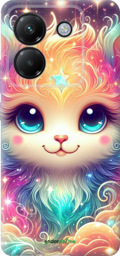 Силиконовый чехол Сказочный котенок для Xiaomi Poco M7 Pro 5G - 5813u-3942 изображение 