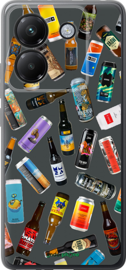 Силиконовый чехол Броварни для Xiaomi Poco M7 Pro 5G - 5879u-3942 изображение 