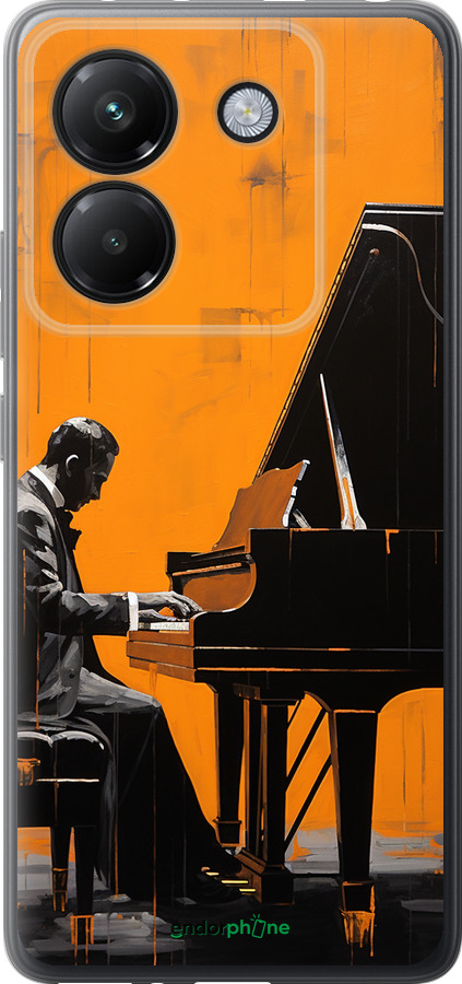 Силиконовый чехол Чехол для телефона Мужчина за Роялем для Xiaomi Poco M7 Pro 5G - 5938u-3942 изображение 