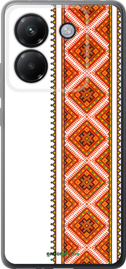 Силиконовый чехол Вышиванка 25 для Xiaomi Poco M7 Pro 5G - 593u-3942 изображение 