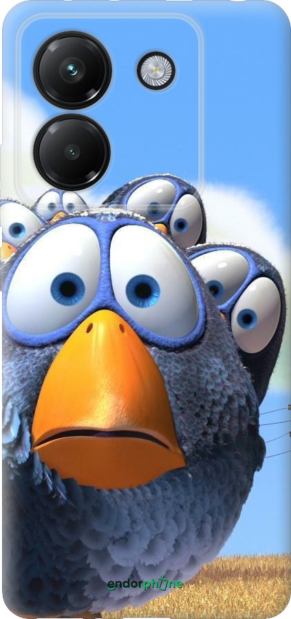 Силіконовий чехол Angry Birds для Xiaomi Poco M7 Pro 5G - 6008u-3942 изображение 