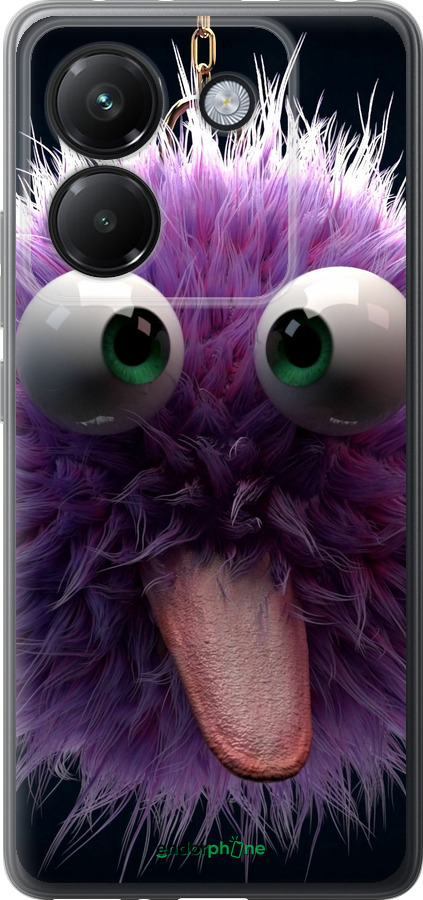 Силиконовый чехол Пушистик для Xiaomi Poco M7 Pro 5G - 6017u-3942 изображение 