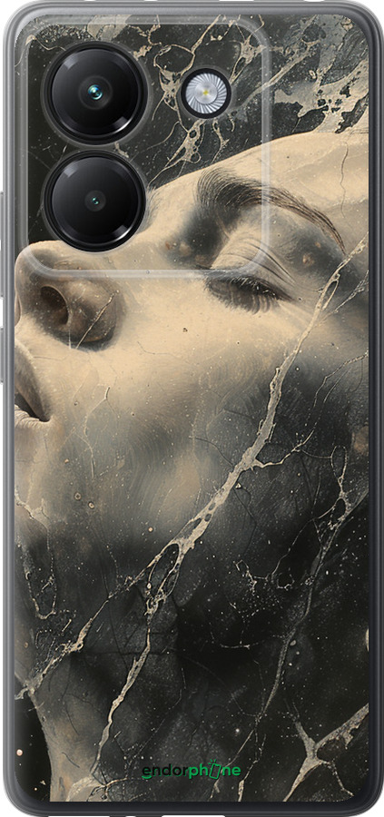 Силиконовый чехол Мраморная женщина для Xiaomi Poco M7 Pro 5G - 6040u-3942 изображение 