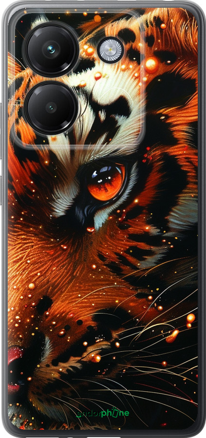 Силиконовый чехол Tiger для Xiaomi Poco M7 Pro 5G - 6053u-3942 изображение 