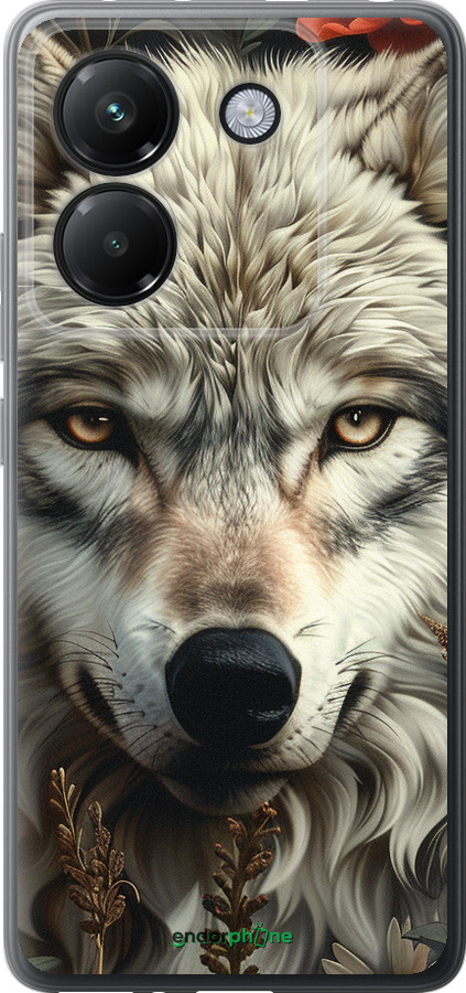 Силіконовий чехол Вовчий погляд для Xiaomi Poco M7 Pro 5G - 6066u-3942 изображение 