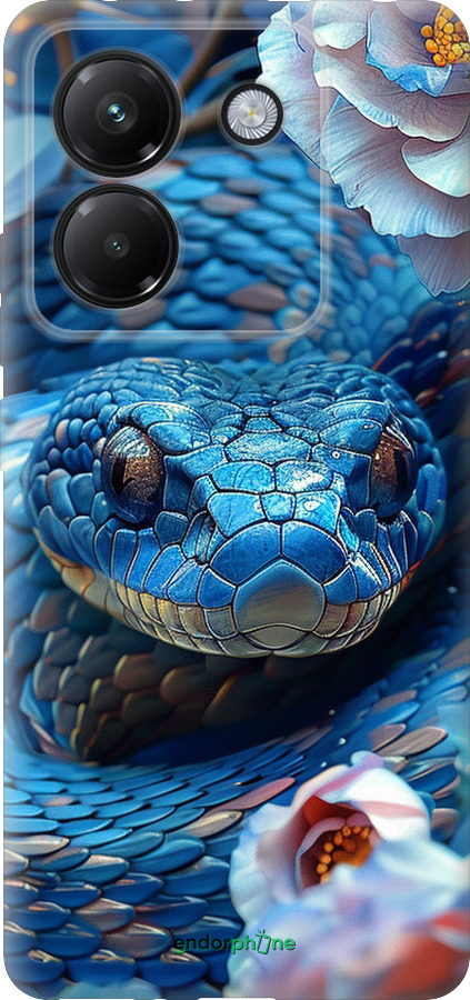 Силіконовий чехол Blue Snake для Xiaomi Poco M7 Pro 5G - 6079u-3942 изображение 