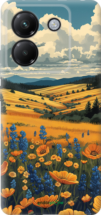 Силіконовий чехол Українське поле для Xiaomi Poco M7 Pro 5G - 6082u-3942 изображение 