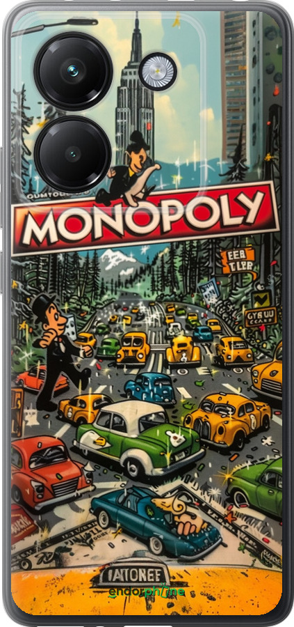Силиконовый чехол Городской драйв Monopoly для Xiaomi Poco M7 Pro 5G - 6088u-3942 изображение 