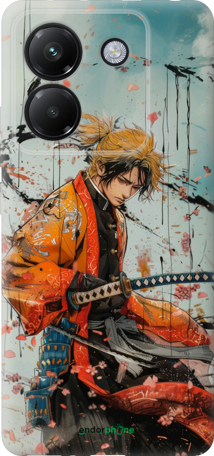 Силіконовий чехол Agatsuma Zenitsu: Вбивця демонів для Xiaomi Poco M7 Pro 5G - 6118u-3942 изображение 