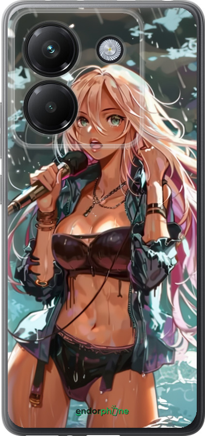 Силіконовий чехол Аніме-зірка під водоспадом для Xiaomi Poco M7 Pro 5G - 6121u-3942 изображение 