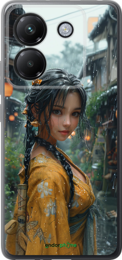 Силіконовий чехол Anime-girl для Xiaomi Poco M7 Pro 5G - 6133u-3942 изображение 