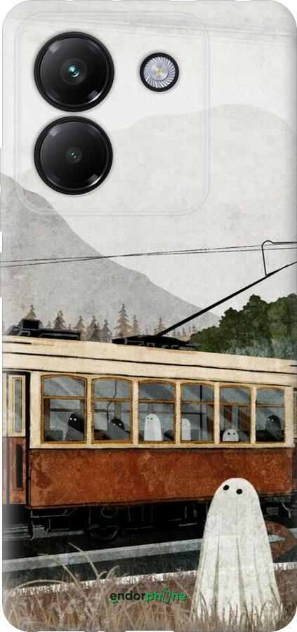 Силиконовый чехол Призрак 2 для Xiaomi Poco M7 Pro 5G - 6247u-3942 изображение 