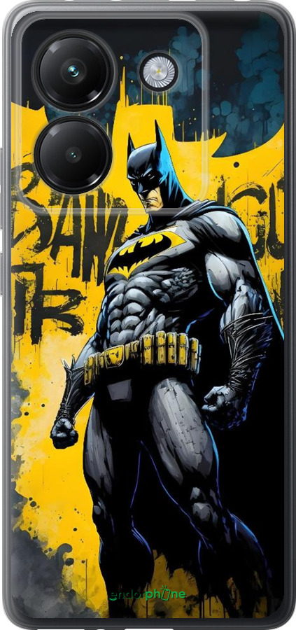 Силиконовый чехол Бетмен для Xiaomi Poco M7 Pro 5G - 6290u-3942 изображение 