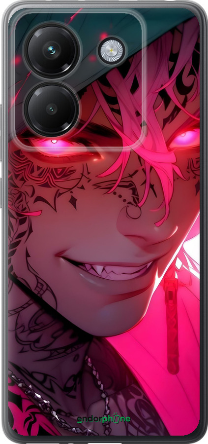 Силиконовый чехол Аниме демон 3 для Xiaomi Poco M7 Pro 5G - 6313u-3942 изображение 