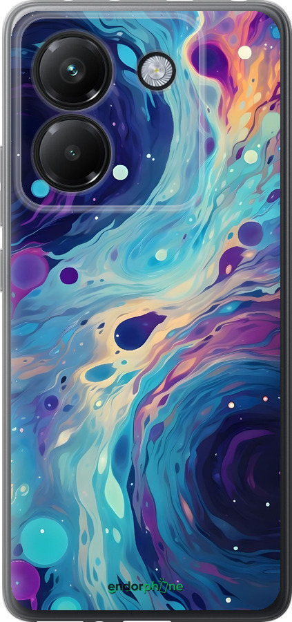 Силіконовий чехол Арт акварель для Xiaomi Poco M7 Pro 5G - 6329u-3942 изображение 