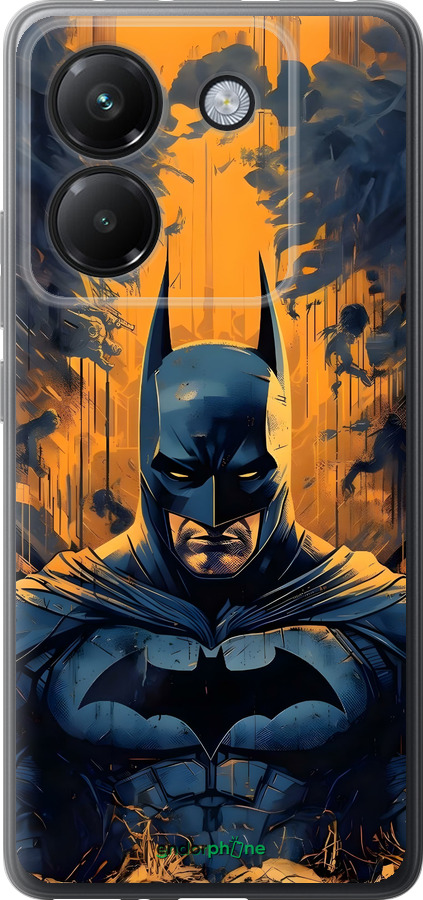 Силиконовый чехол Бэтмен для Xiaomi Poco M7 Pro 5G - 6335u-3942 изображение 