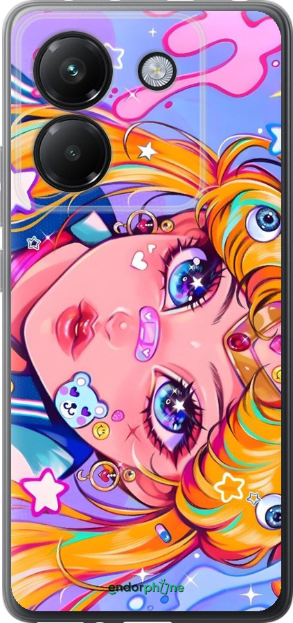 Силиконовый чехол Сейлор Мун 4 для Xiaomi Poco M7 Pro 5G - 6353u-3942 изображение 