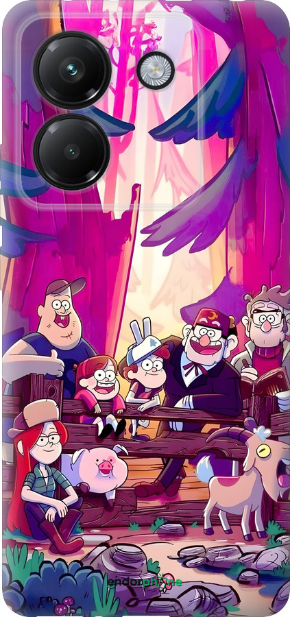 Силіконовий чехол Гравити Фолз для Xiaomi Poco M7 Pro 5G - 6365u-3942 изображение 