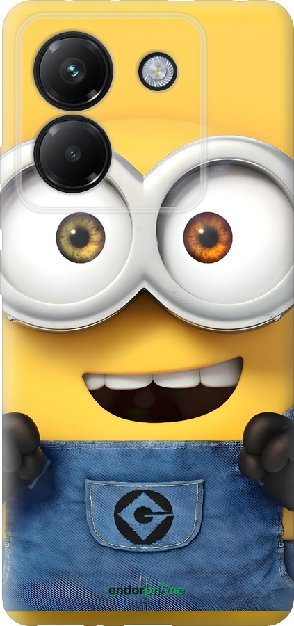 Силиконовый чехол Миньон для Xiaomi Poco M7 Pro 5G - 6389u-3942 изображение 
