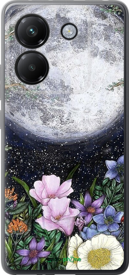 Силиконовый чехол Полночь в саду II для Xiaomi Poco M7 Pro 5G - 6424u-3942 изображение 