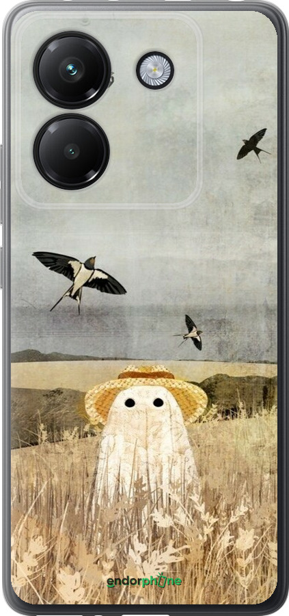 Силиконовый чехол Призрак в поле для Xiaomi Poco M7 Pro 5G - 6427u-3942 изображение 