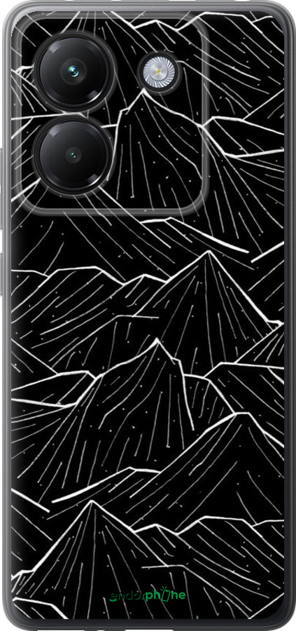 Силиконовый чехол С изображением Темных гор для Xiaomi Poco M7 Pro 5G - 6489u-3942 изображение 