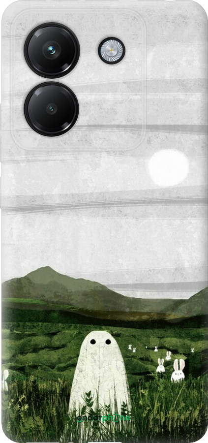 Силиконовый чехол Привидение для Xiaomi Poco M7 Pro 5G - 6492u-3942 изображение 