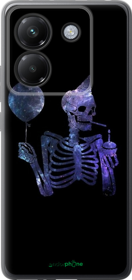 Силиконовый чехол Скелетное искусство для Xiaomi Poco M7 Pro 5G - 6536u-3942 изображение 