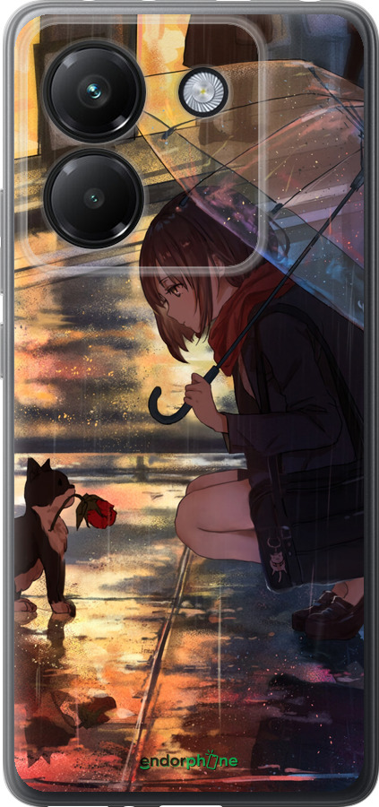 Силиконовый чехол Anime для Xiaomi Poco M7 Pro 5G - 6609u-3942 изображение 