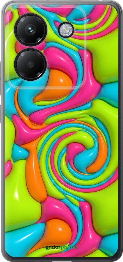 Силиконовый чехол Y2K Jelly Dream для Xiaomi Poco M7 Pro 5G - 6780u-3942 изображение 