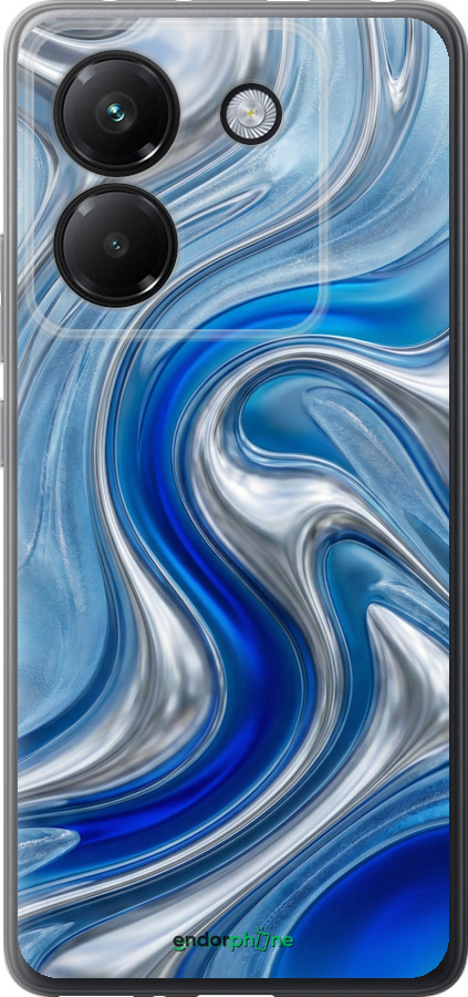 Силіконовий чехол Liquid Chrome для Xiaomi Poco M7 Pro 5G - 6781u-3942 изображение 