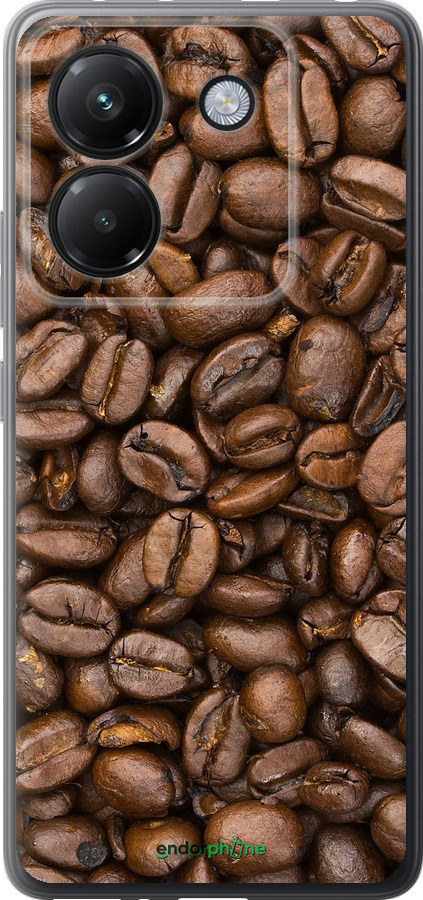 Силіконовий чехол Зерна кави для Xiaomi Poco M7 Pro 5G - 783u-3942 изображение 