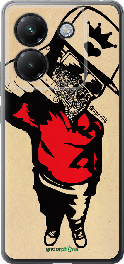 Силиконовый чехол Swag. Super для Xiaomi Poco M7 Pro 5G - 808u-3942 изображение 