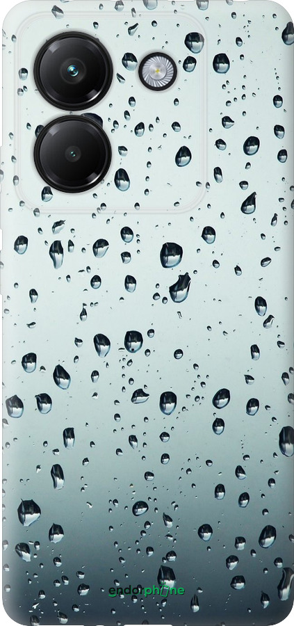 Силиконовый чехол Стекло в каплях для Xiaomi Poco M7 Pro 5G - 848u-3942 изображение 