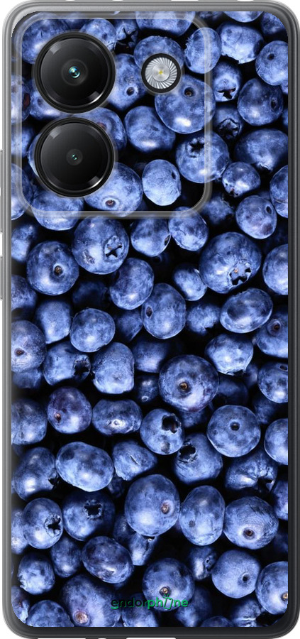 Силіконовий чехол Чорниця для Xiaomi Poco M7 Pro 5G - 851u-3942 изображение 