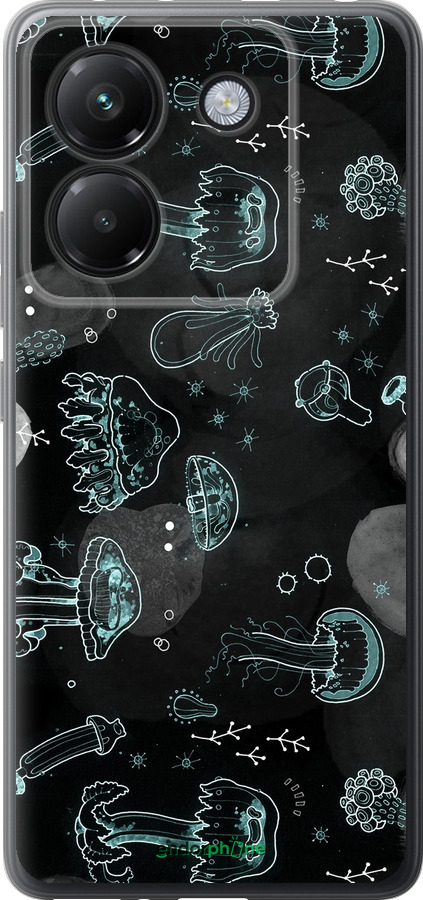 Силіконовий чехол Медузи для Xiaomi Poco M7 Pro 5G - 906u-3942 изображение 