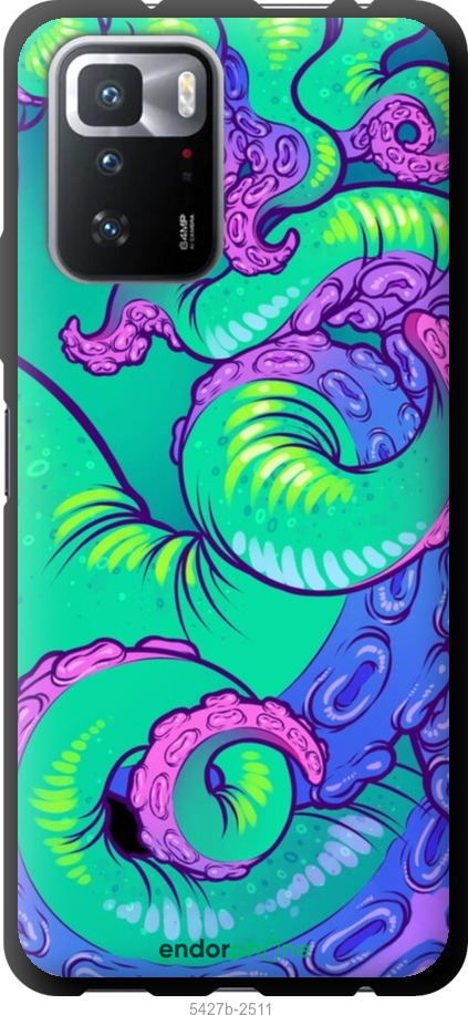 TPU чехол № 5427 для Xiaomi Redmi Note 10 Pro 5G - 5427b-3333 изображение 