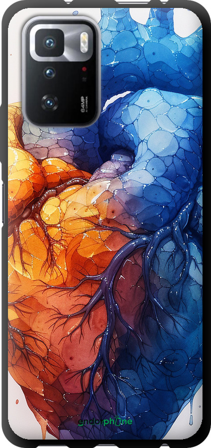 TPU чехол Арт-серце для Xiaomi Redmi Note 10 Pro 5G - 6034b-3333 изображение 