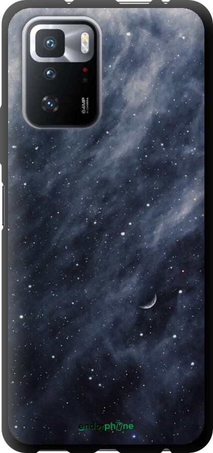 TPU чехол Сині хмари, Синій місяць для Xiaomi Redmi Note 10 Pro 5G - 6398b-3333 изображение 