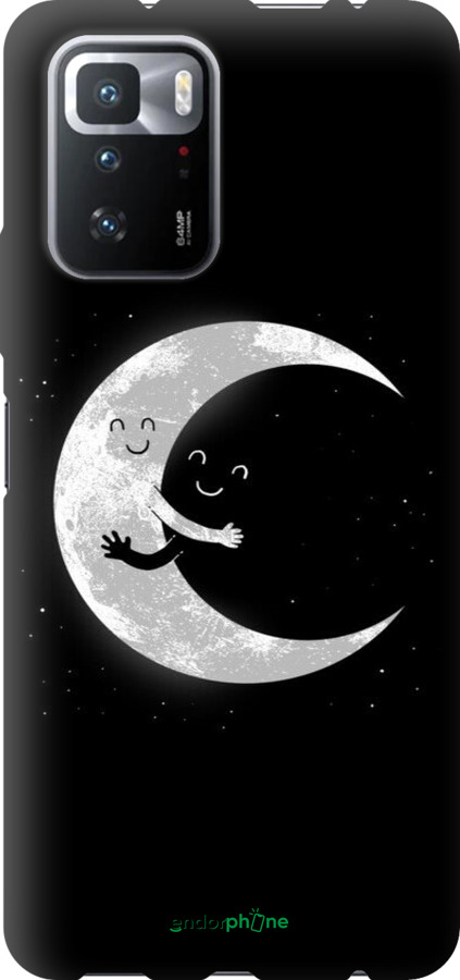 TPU чехол Місячні обійми для Xiaomi Redmi Note 10 Pro 5G - 6508b-3333 изображение 