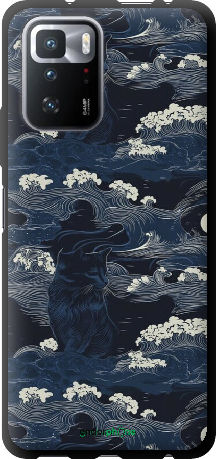 TPU чехол Морская тематика в стиле арт-деко для Xiaomi Redmi Note 10 Pro 5G - 6520b-3333 изображение 