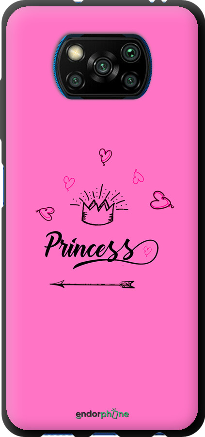 TPU чехол Princess для Xiaomi Poco X3 Pro - 4361b-2938 изображение 