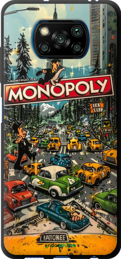 TPU чехол Городской драйв Monopoly для Xiaomi Poco X3 Pro - 6088b-2938 изображение 
