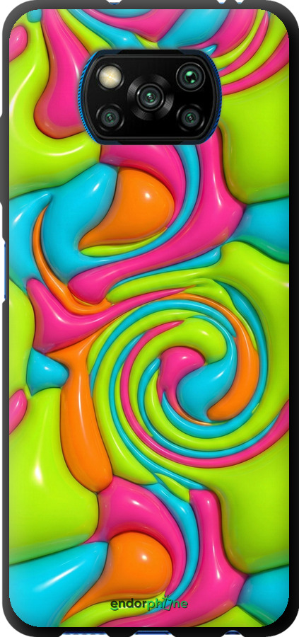 TPU чехол Y2K Jelly Dream для Xiaomi Poco X3 - 6780b-2073 изображение 